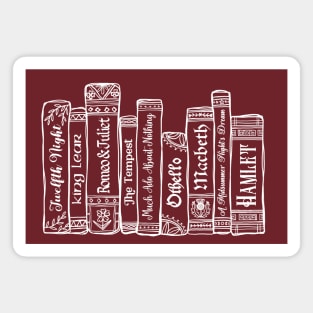 Shakespeare Bookshelf No.5 Magnet